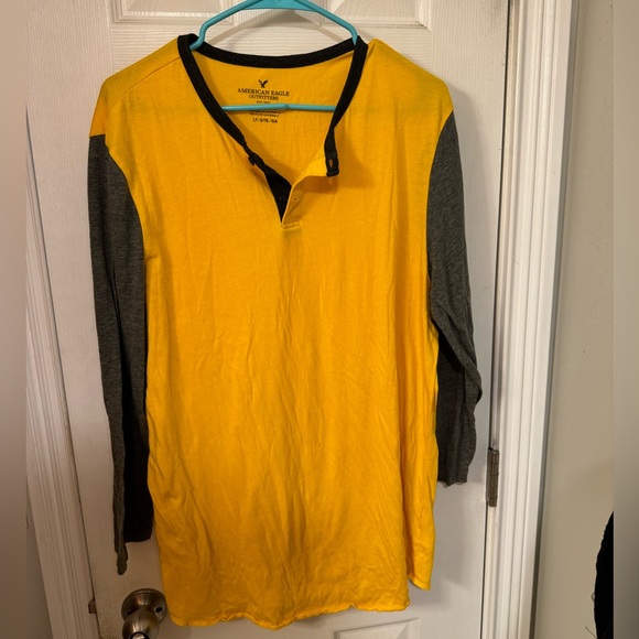 American Eagle Men’s Long Sleeve Size Large Tall - Picture 1 of 3